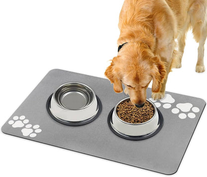 Quick-Dry Pet Feeding Mat