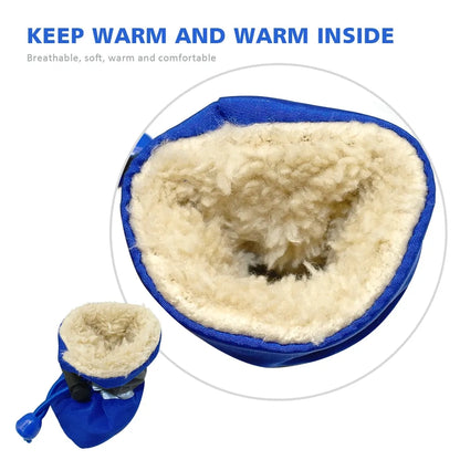 4 Pieces Waterproof Winter Pet Dog Shoes